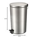 30 Litre Stainless Steel Dust Bin 