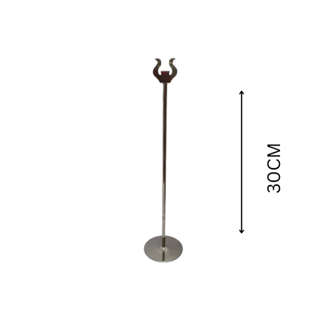30Cm Stainless Steel Table Number Stand 