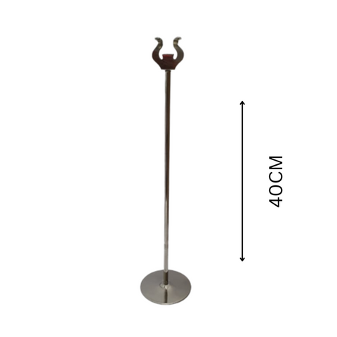 40cm Stainless Steel Table Number Stand