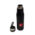 Black 500ml Water Bottle Stainless Steel With Hook
