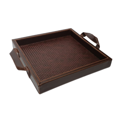 Large Brown Square Tray