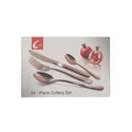 24Pc Rose Gold Stainless Steel Cutlery Set