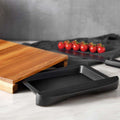 Cutting board with drawer