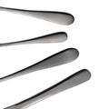 24 Piece black shinny stainless steel cutlery set