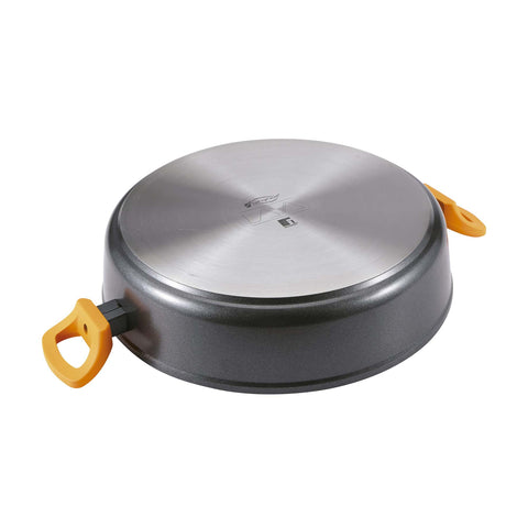 28Cm Forged Shallow Pan With Lid